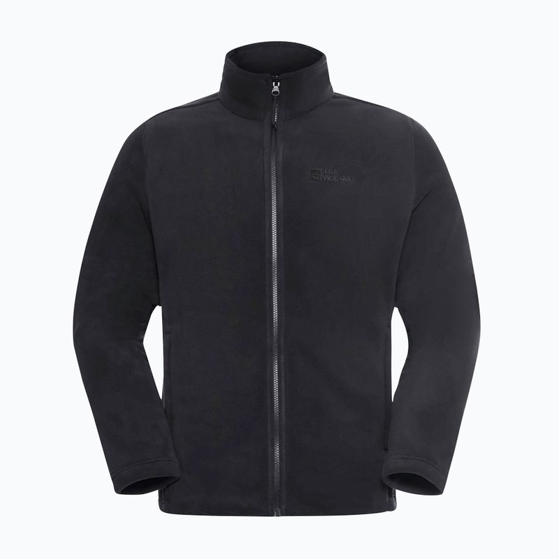 Pánska fleecová mikina Jack Wolfskin Winterstein Fz black 8