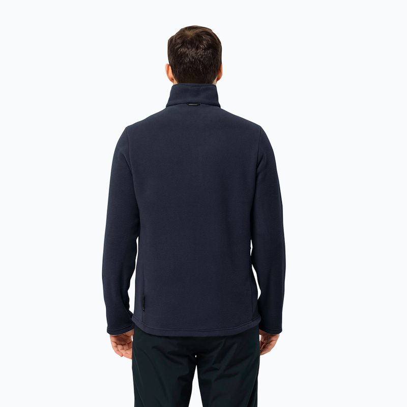 Pánska fleecová mikina Jack Wolfskin Winterstein Fz night blue 2