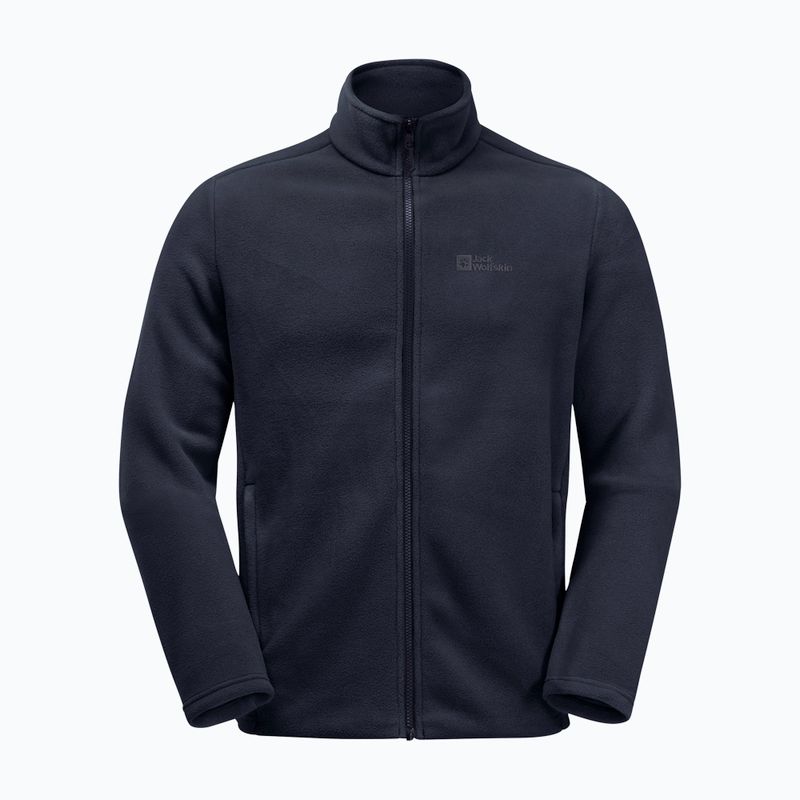 Pánska fleecová mikina Jack Wolfskin Winterstein Fz night blue 6