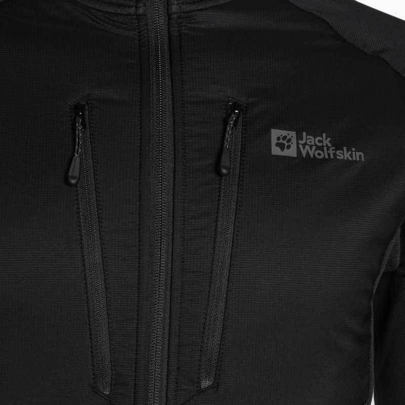 Pánska hybridná bunda Jack Wolfskin Alpgrat Pro Ins Fz black 7