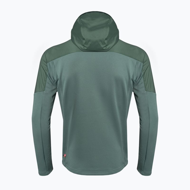 Pánska hybridná bunda Jack Wolfskin Alpgrat Pro Ins Fz hedge green 6