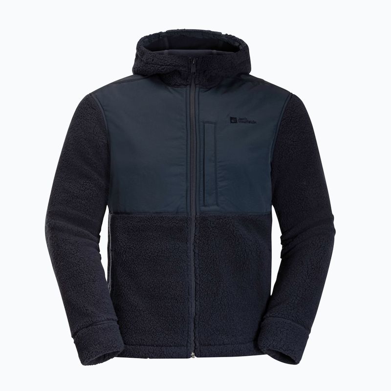 Pánska fleecová mikina Jack Wolfskin Felslicht Hooded night blue 7