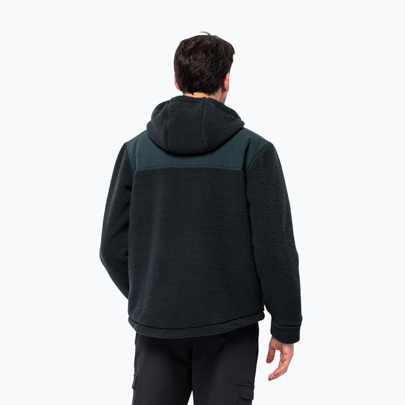 Pánska fleecová mikina Jack Wolfskin Felslicht Hooded night blue 2
