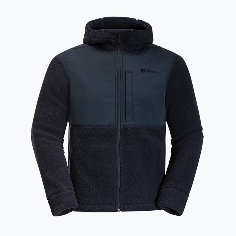 Pánska fleecová mikina Jack Wolfskin Felslicht Hooded night blue 7