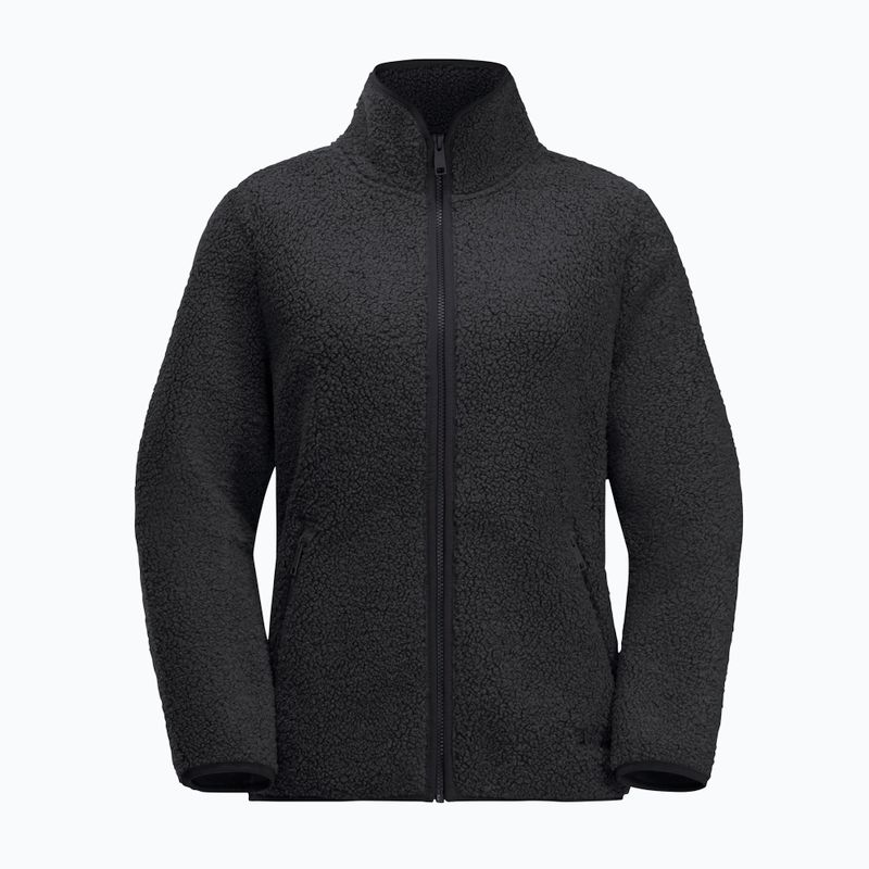 Dámska fleecová mikina Jack Wolfskin High Curl black 4
