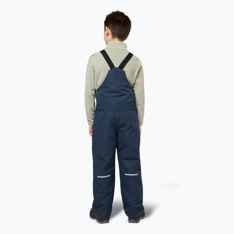 Detské lyžiarske nohavice Jack Wolfskin Actamic 2L Ins Bib night blue 2