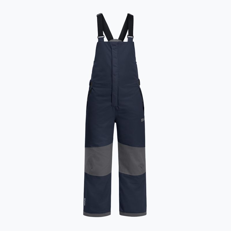 Detské lyžiarske nohavice Jack Wolfskin Actamic 2L Ins Bib night blue 4