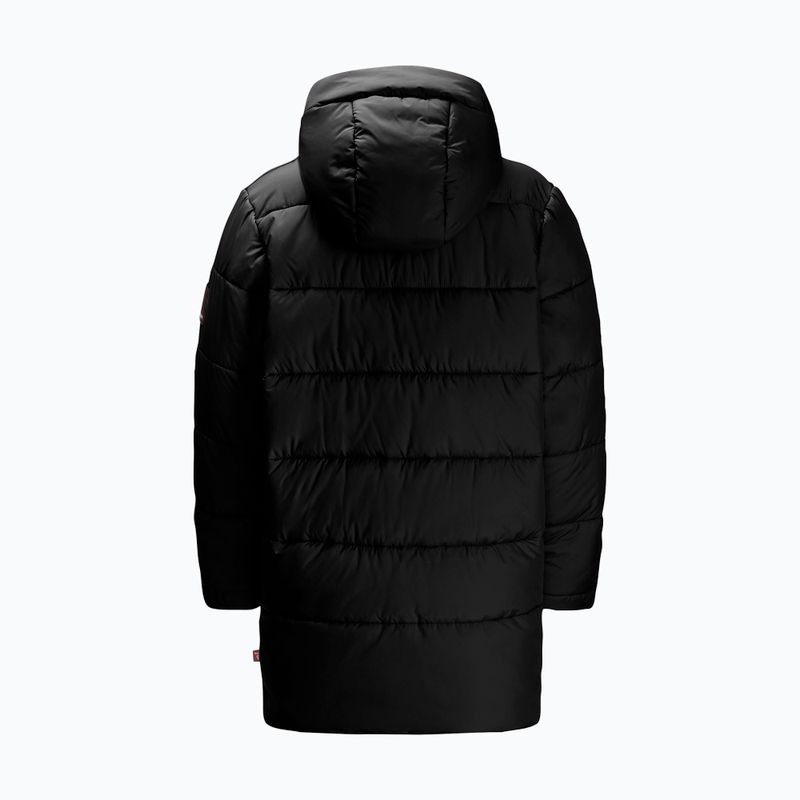 Detská zateplená bunda Jack Wolfskin Teen Ins Long granite black 6