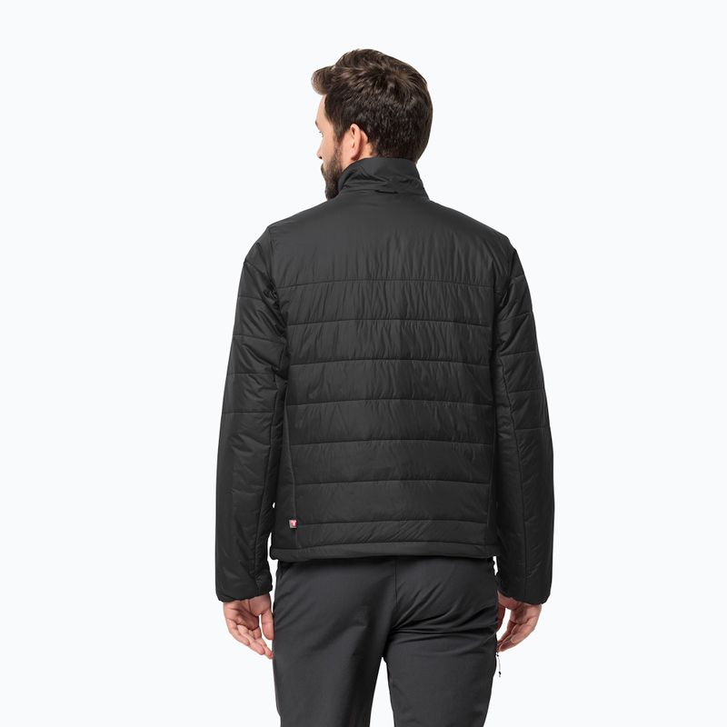 Jack Wolfskin pánska bunda do dažďa Lapawa Ins black 2