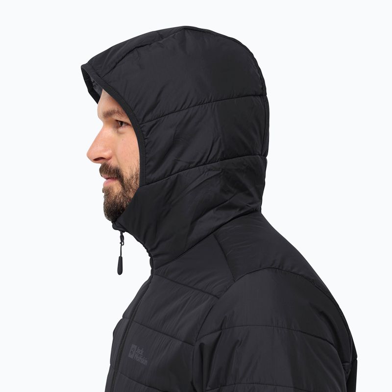 Jack Wolfskin pánska páperová bunda Lapawa Ins Hoody black 3