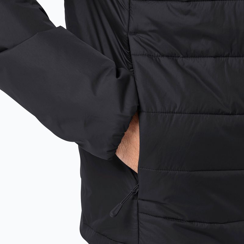 Jack Wolfskin pánska páperová bunda Lapawa Ins Hoody black 4