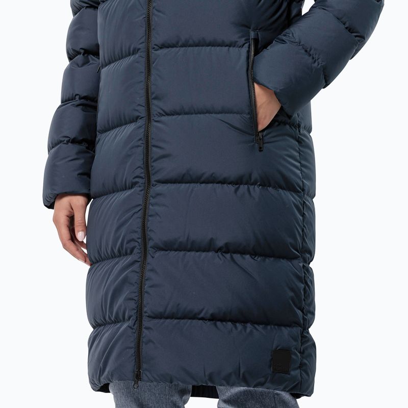 Dámsky páperový kabát Jack Wolfskin Frozen Palace night blue 3