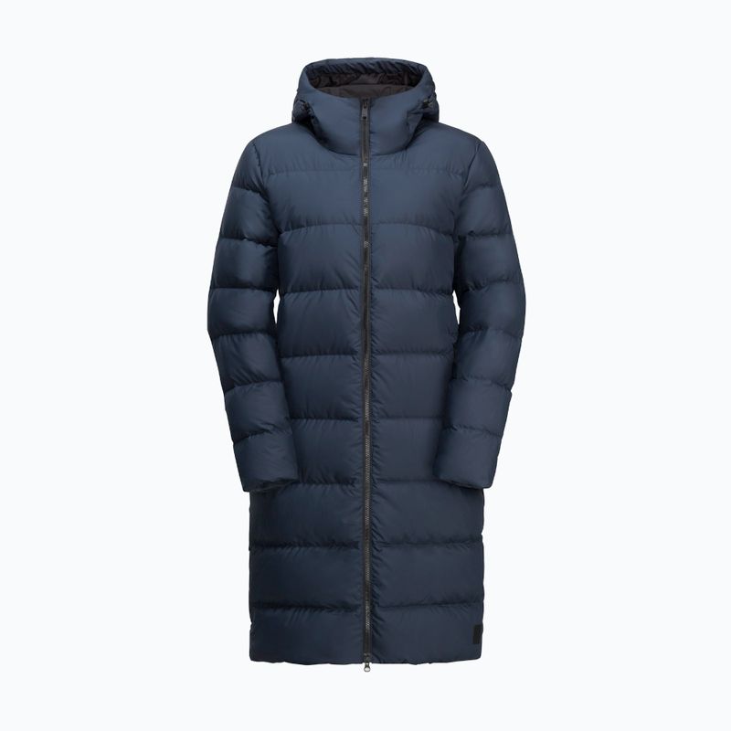 Dámsky páperový kabát Jack Wolfskin Frozen Palace night blue 5