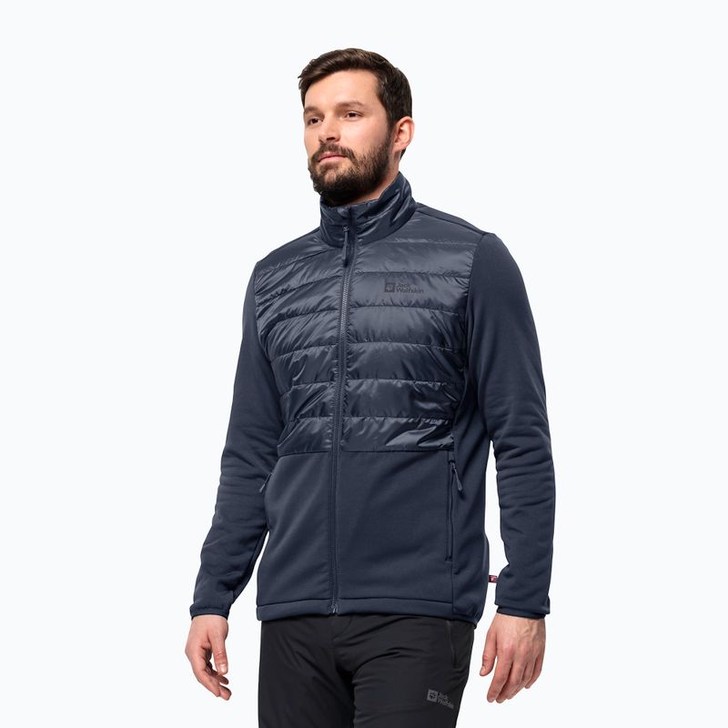 Jack Wolfskin pánska bunda do dažďa Feldberg Luntal 3v1 night blue 3