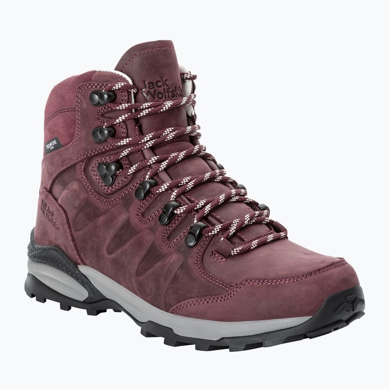 Dámska trekingová obuv Jack Wolfskin Refugio Prime Texapore Mid dark maroon 8