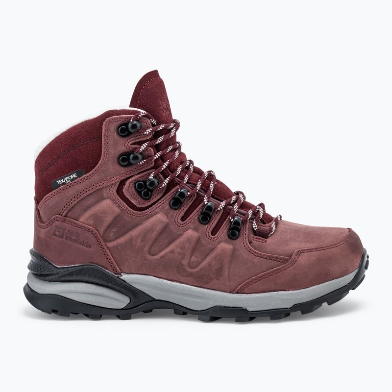 Dámska trekingová obuv Jack Wolfskin Refugio Prime Texapore Mid dark maroon 2