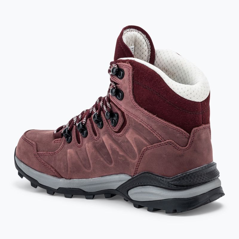 Dámska trekingová obuv Jack Wolfskin Refugio Prime Texapore Mid dark maroon 3