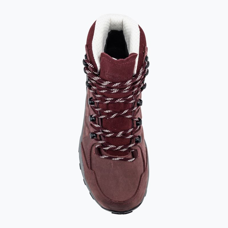 Dámska trekingová obuv Jack Wolfskin Refugio Prime Texapore Mid dark maroon 5