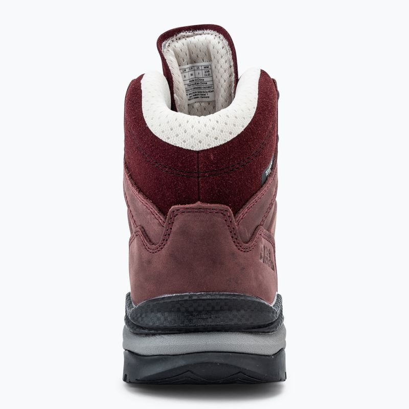 Dámska trekingová obuv Jack Wolfskin Refugio Prime Texapore Mid dark maroon 6