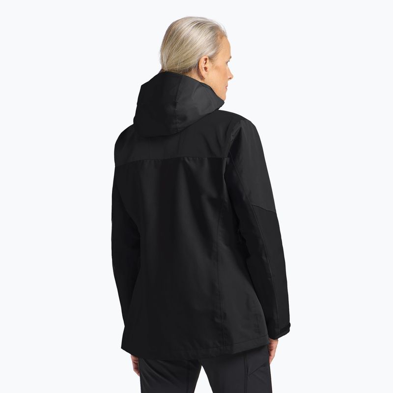 Dámska bunda do dažďa Jack Wolfskin Jasper 2L black 3