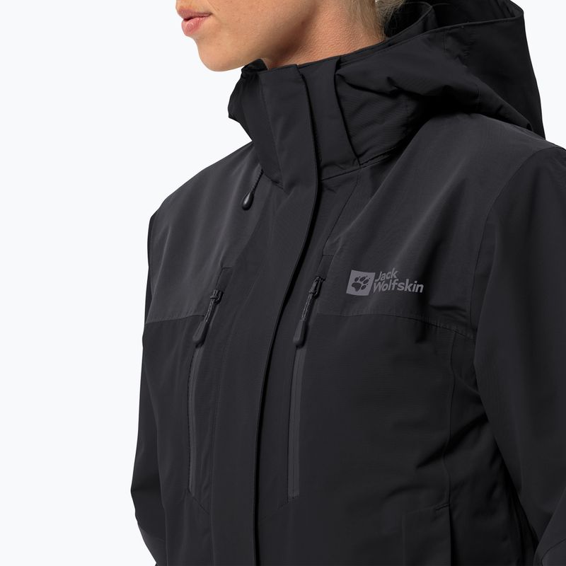 Dámska bunda do dažďa Jack Wolfskin Jasper 2L black 6