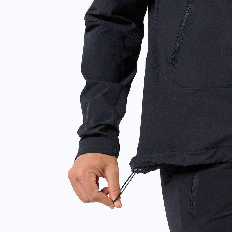 Dámska softshellová bunda Jack Wolfskin Andur black 5