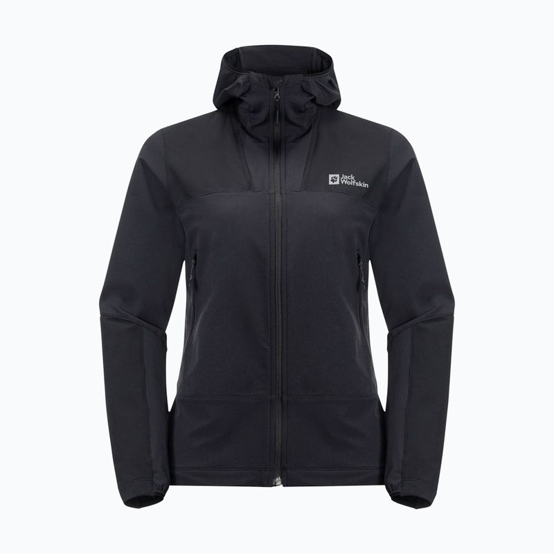 Dámska softshellová bunda Jack Wolfskin Andur black 6