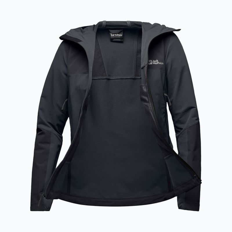 Dámska softshellová bunda Jack Wolfskin Andur black 7