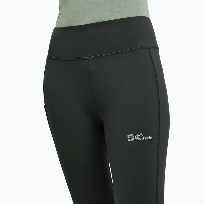 Dámske trekové nohavice Jack Wolfskin Klintal Tights black 4
