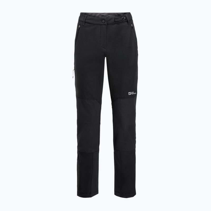 Dámske softshellové nohavice Jack Wolfskin Andur black 7