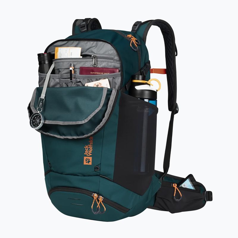 Cyklistický batoh Jack Wolfskin Moab Jam Shape 30 l sea green 3