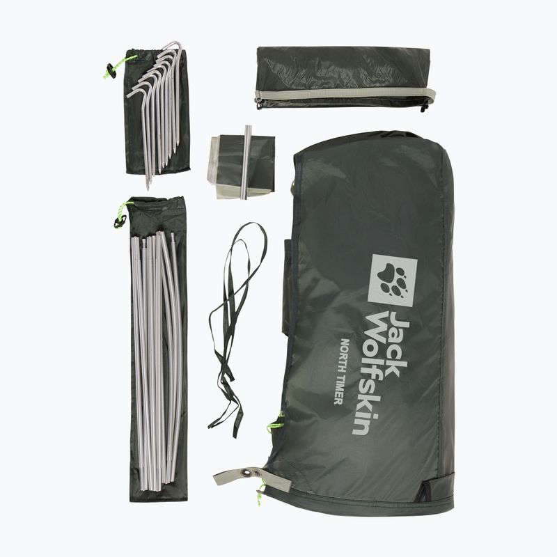 Trekingový stan pre 1 osobu Jack Wolfskin North Timer island moss 14
