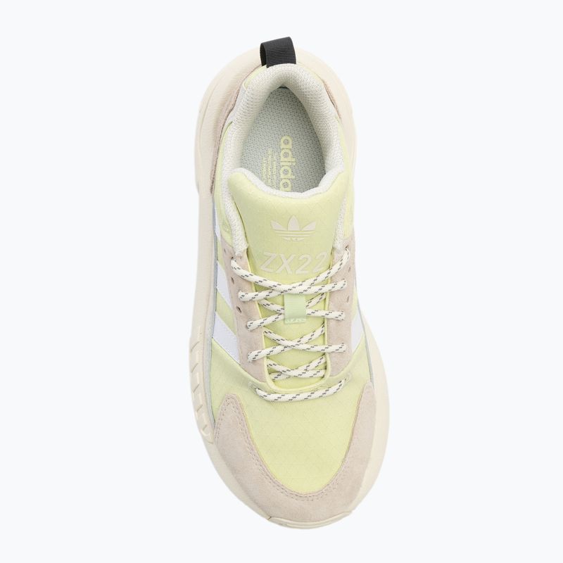 Detská obuv adidas ZX 22 cloud white/cloud white/almost lime 5