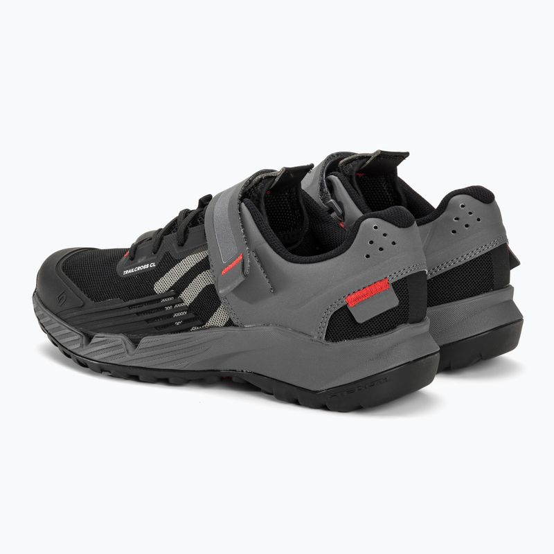Dámska MTB cyklistická obuv adidas FIVE TEN Trailcross Clip In core black/grey three/red 5