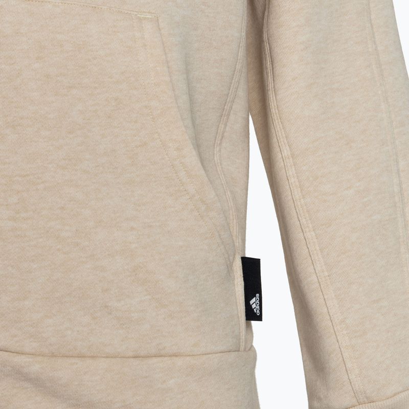 Dámska mikina adidas Studio Lounge Fleece Full Zip botanic beige mel 3