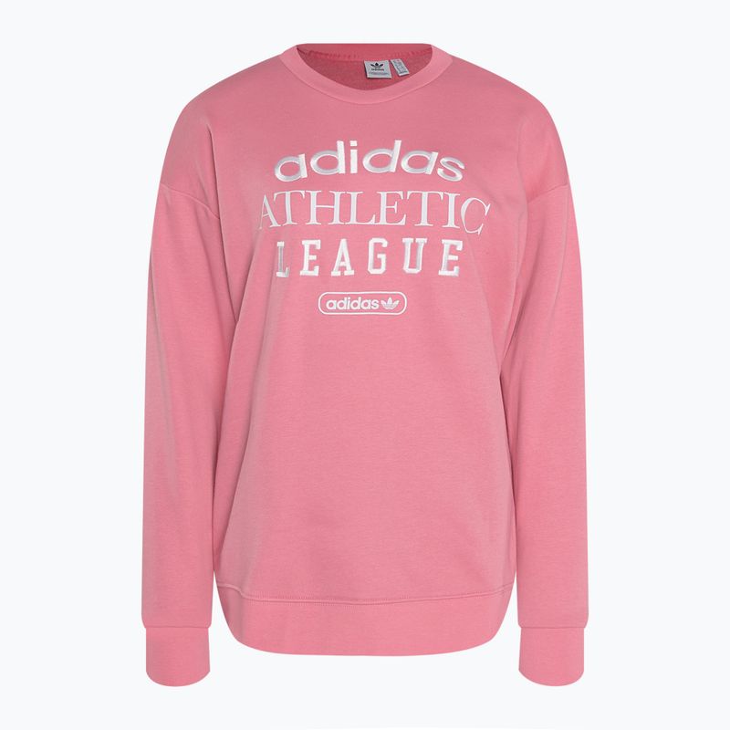 Dámska mikina adidas Retro Luxury Crew rose tone