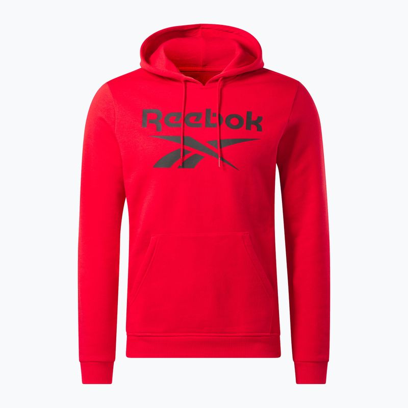 Pánska mikina Reebok Identity Big Logo Fleece Hoodie vecred/black