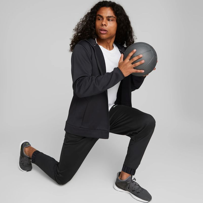 Pánske tréningové nohavice PUMA Train All Day Pwr Fleece Jogger puma black 5