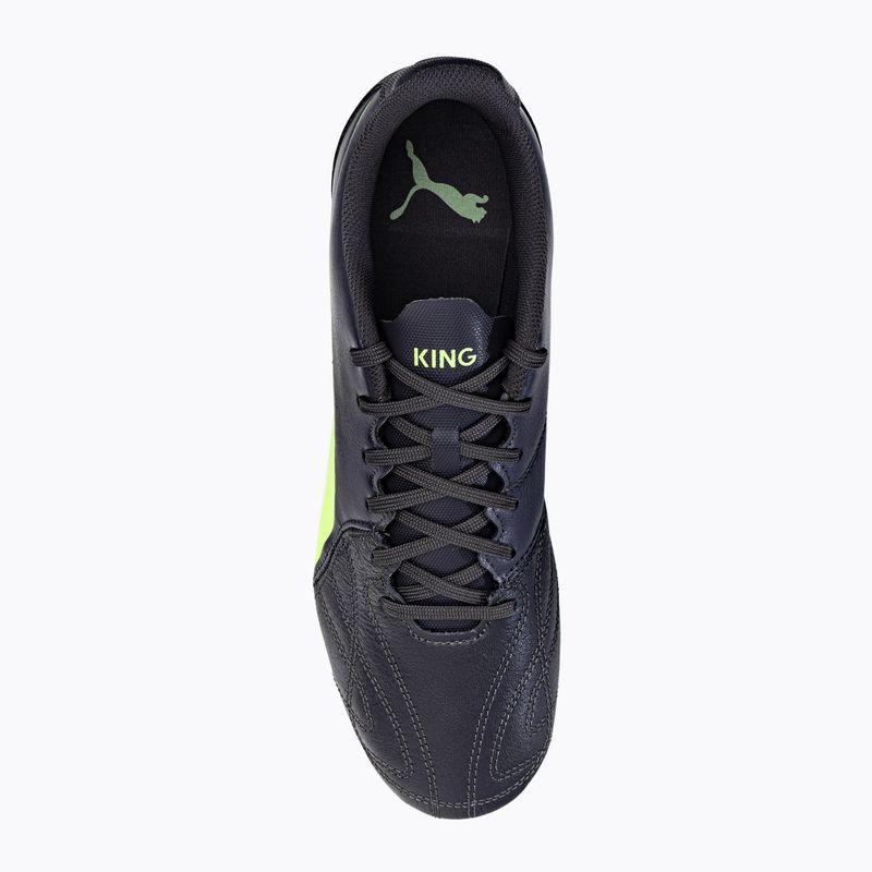 PUMA King Hero 21 FG pánske kopačky black-green 106554 05 6