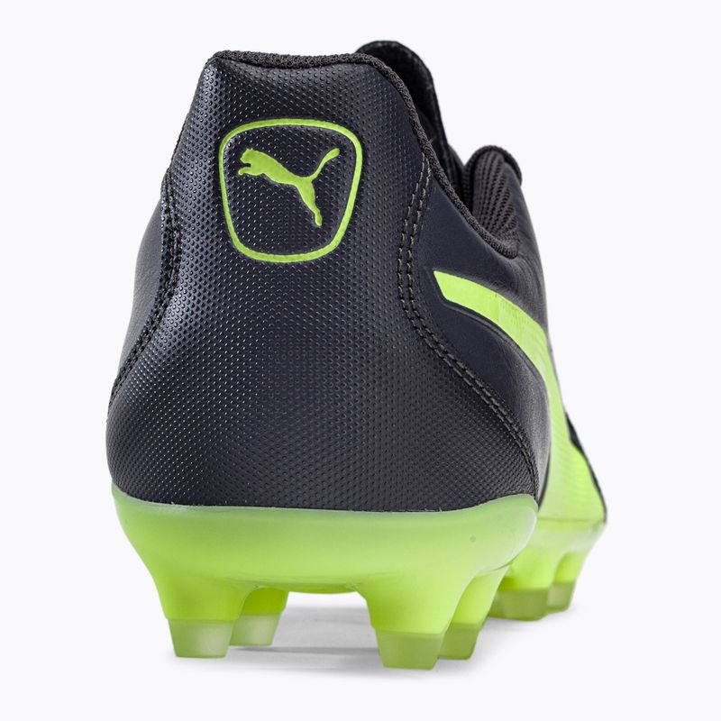 PUMA King Hero 21 FG pánske kopačky black-green 106554 05 8