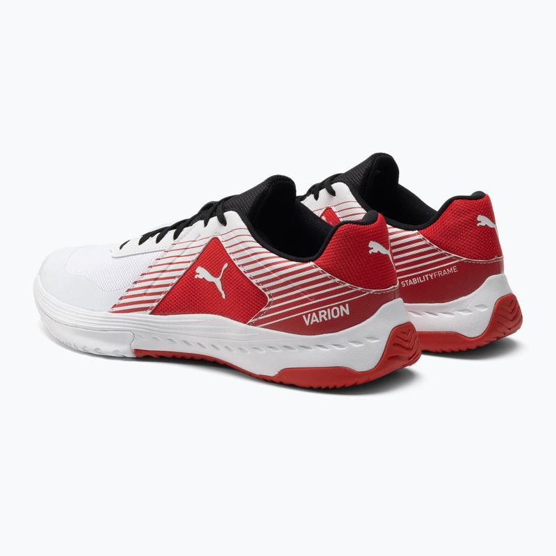Volejbalová obuv PUMA Varion bielo-červená 164727 3