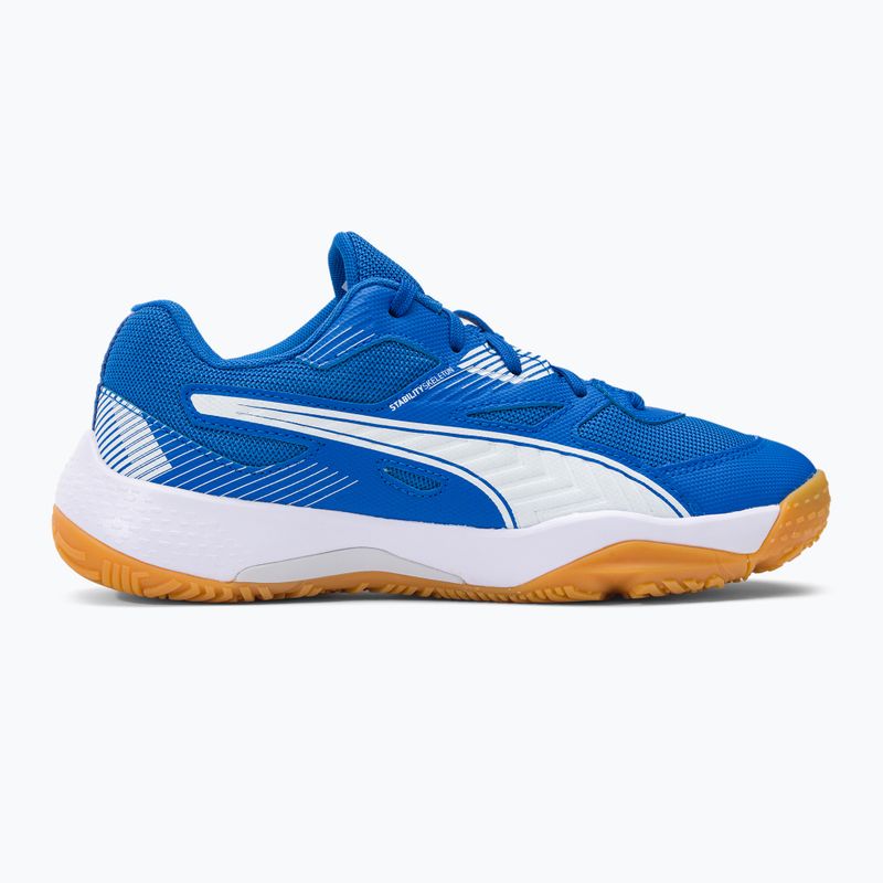 Detská volejbalová obuv PUMA Solarflash Jr II modro-biela 168833 2