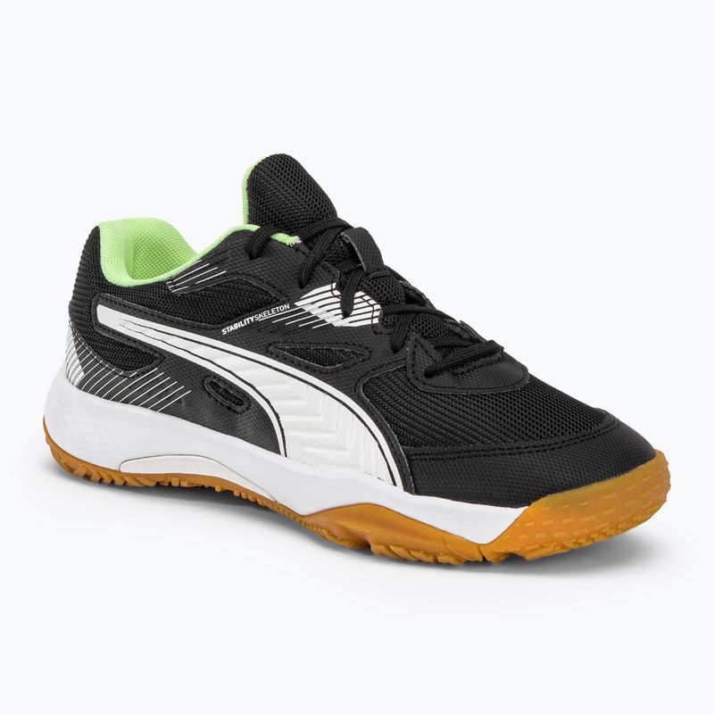PUMA Solarflash Jr II detská hádzanárska obuv black 106883 01