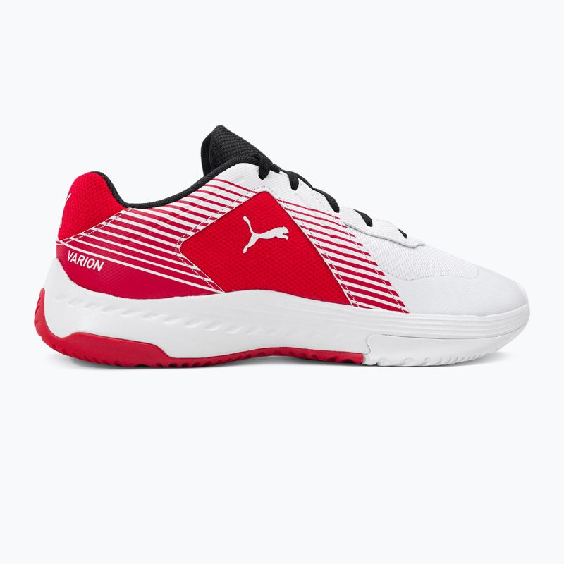 Detská volejbalová obuv PUMA Varion Jr bielo-červená 165857 2