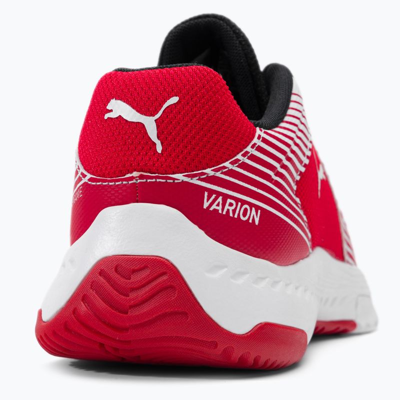 Detská volejbalová obuv PUMA Varion Jr bielo-červená 165857 8