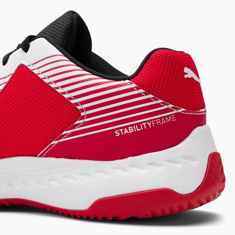 Detská volejbalová obuv PUMA Varion Jr bielo-červená 165857 10