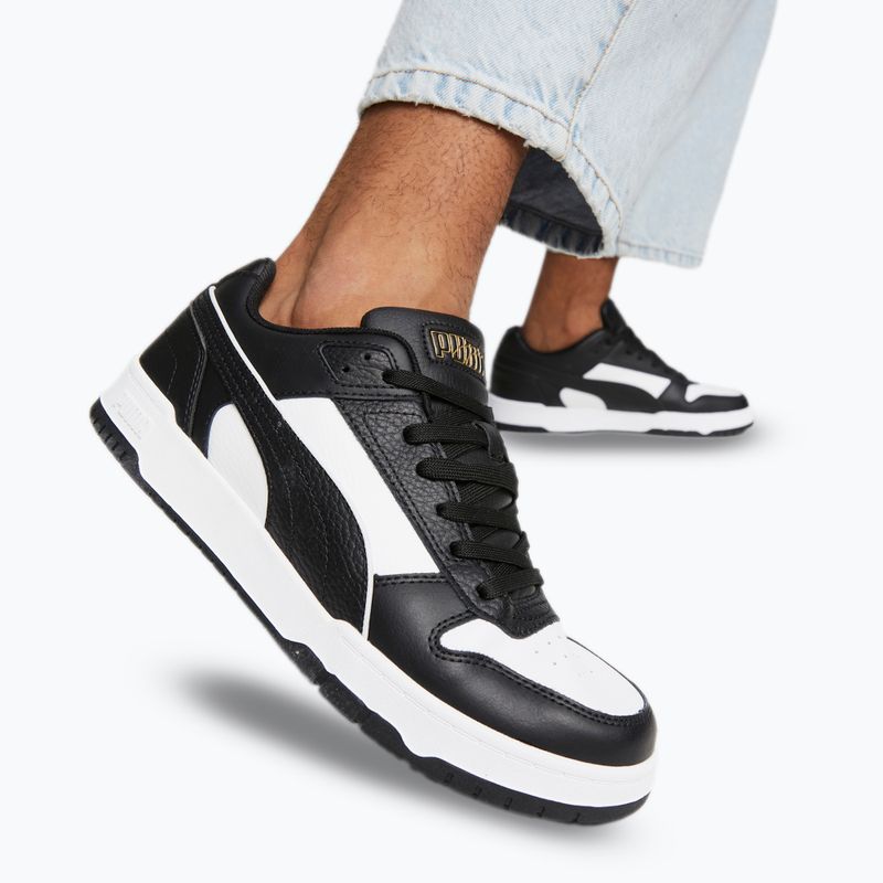 Topánky PUMA RBD Game Low puma black / puma white / puma team gold 4