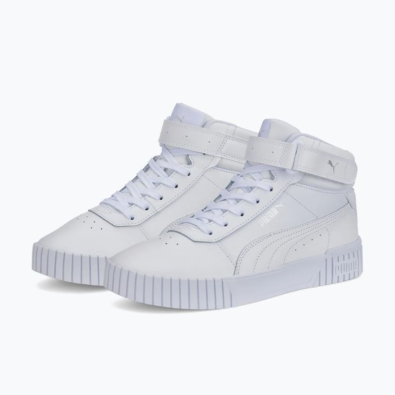 Detské topánky PUMA Carina 2.0 Mid puma white