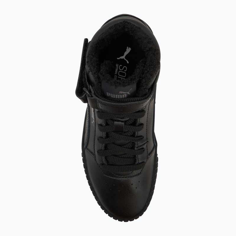 Detské topánky PUMA Carina 2.0 Mid Winter Jr puma black/puma black/dark shadow 5