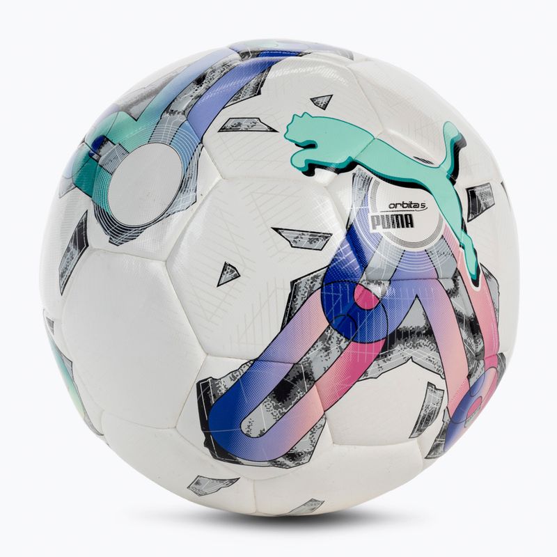 PUMA Orbita 5 Hyb white-multi football 083783 veľkosť 5 2